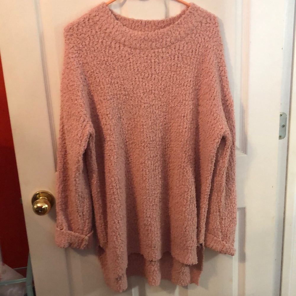 Pink sweater
